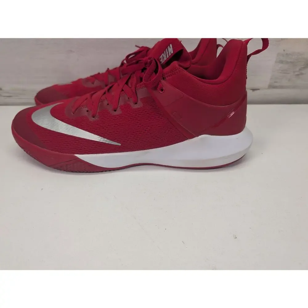 Nike Zoom Live II Shoes Mens Size 15 Red White Basketball Sneakers 942802-603